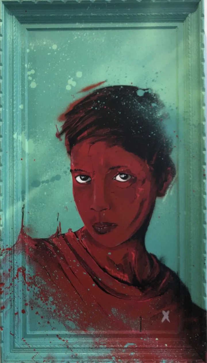 Rouge, œuvre de La Main Libre