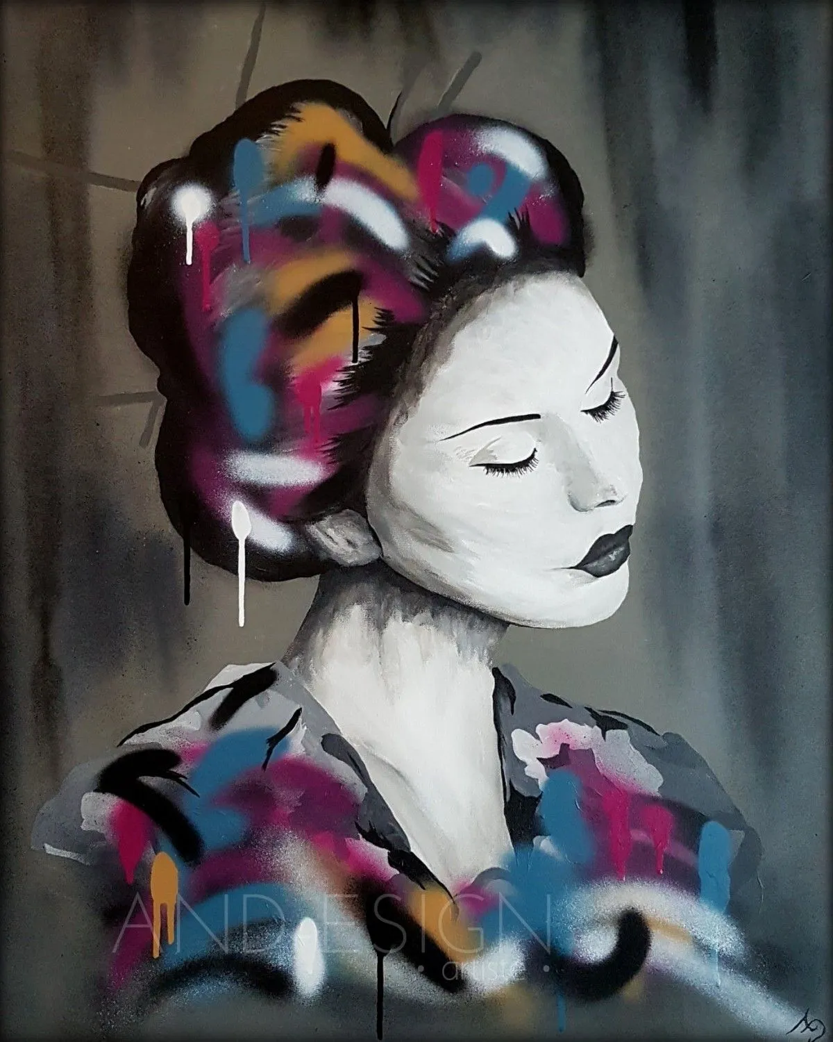 La Geisha, œuvre de Andy Delisle-Dupuis
