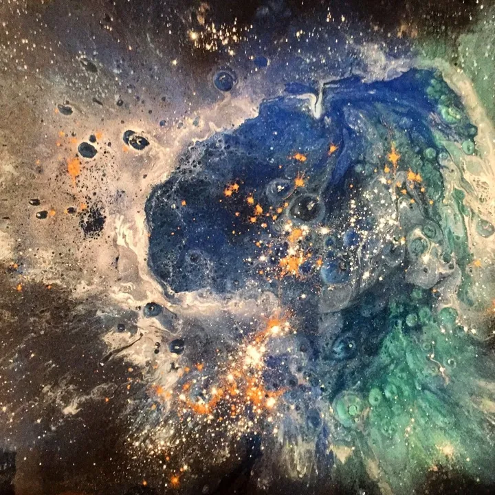Nébuleuse #4, artwork by Maryse Menard