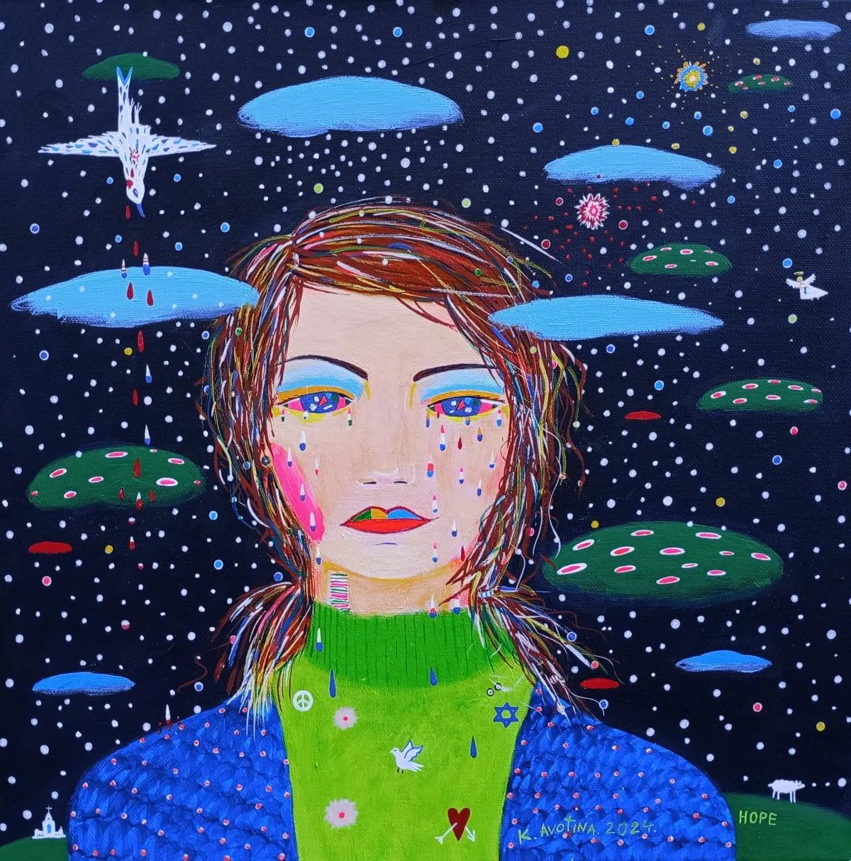 Echoes Of The Cosmic Soul, œuvre de Katrina Avotina