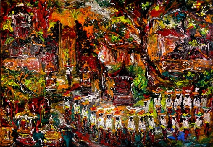 Piodalan, œuvre de Aam Rachmansyah