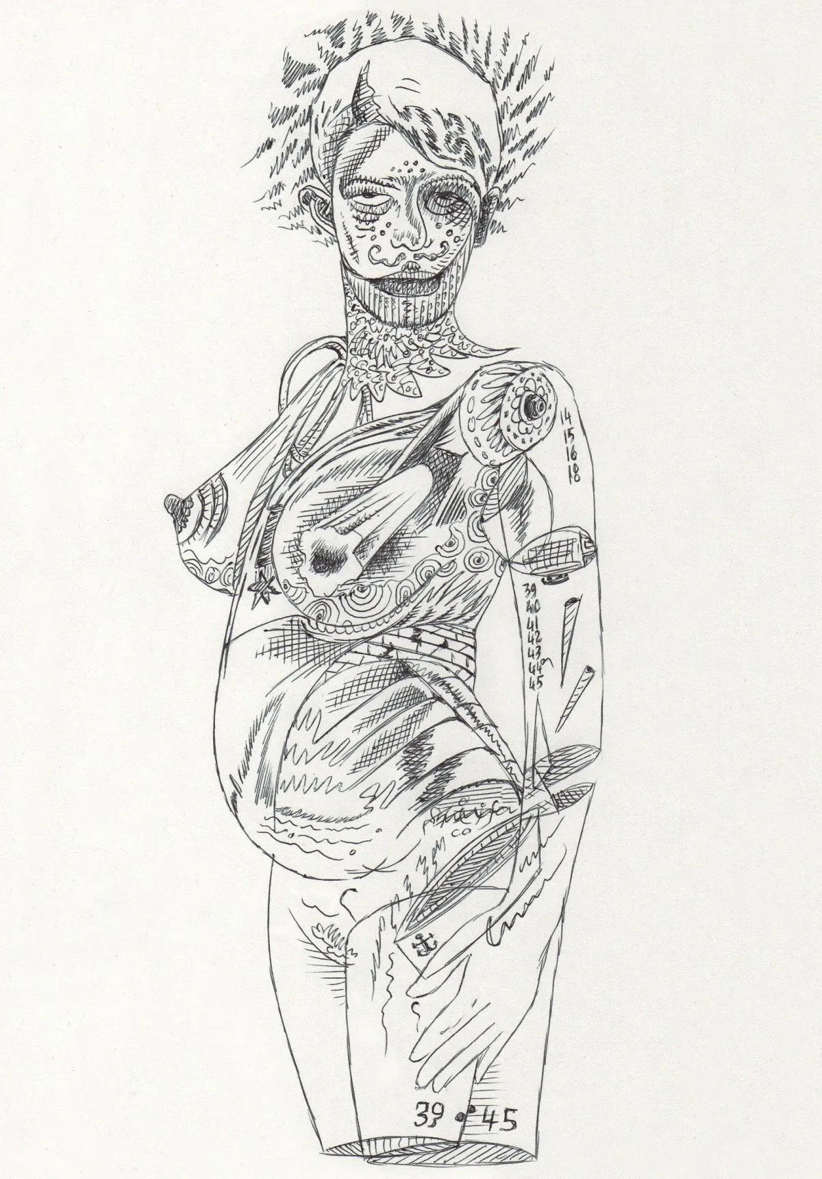 /:/, artwork by Laura H