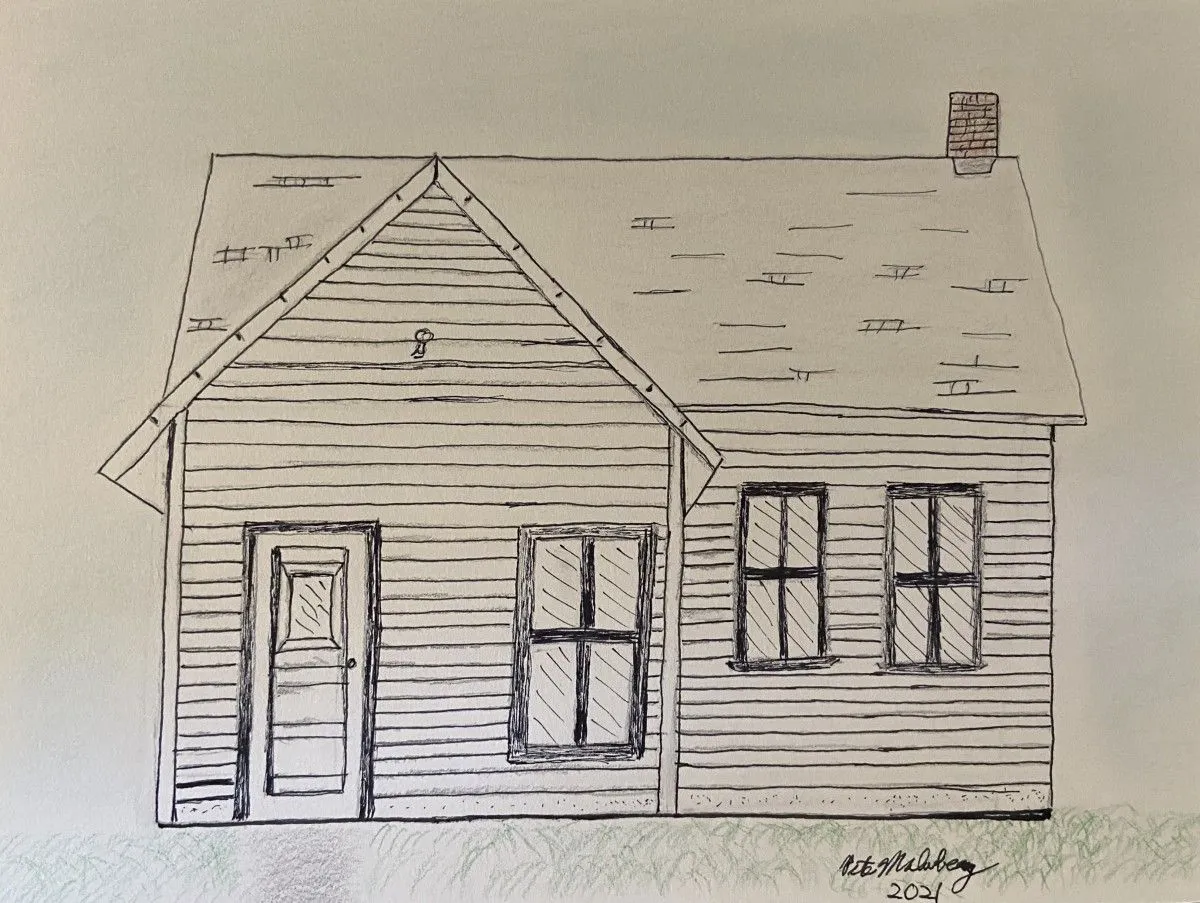 Very, Very OLD Schoolhouse, œuvre de Pete Malmberg