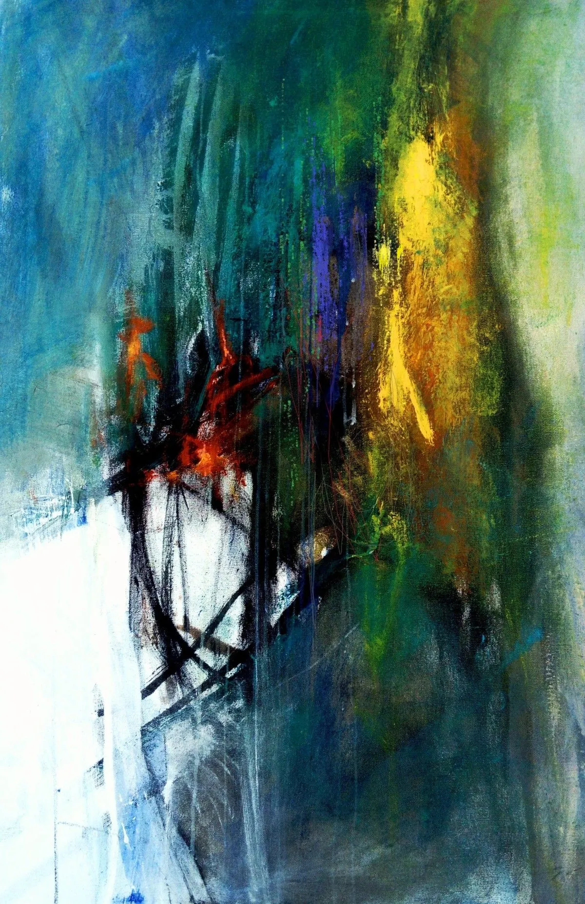 deep landscape, artwork by JORGE ARCE