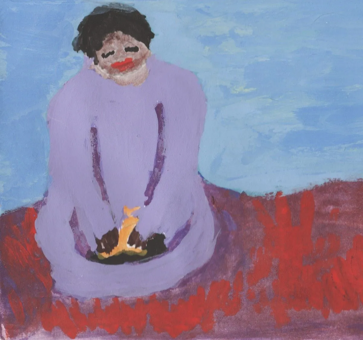 Walking on the disaster, artwork by SILVANA P.BELLOSO