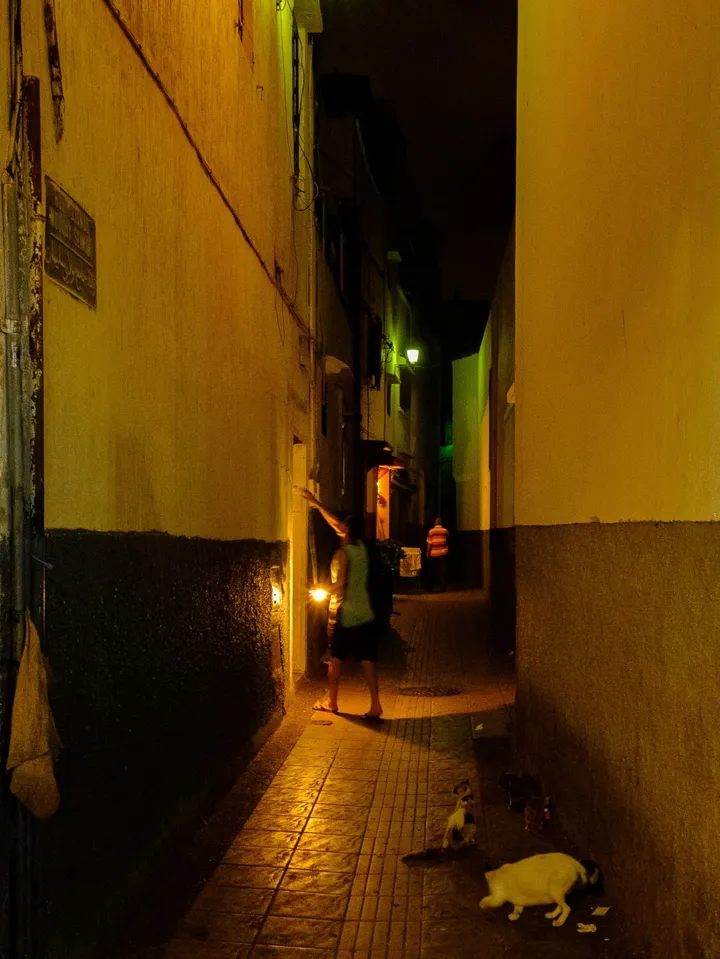 Le passage., artwork by Charaf El Ghernati