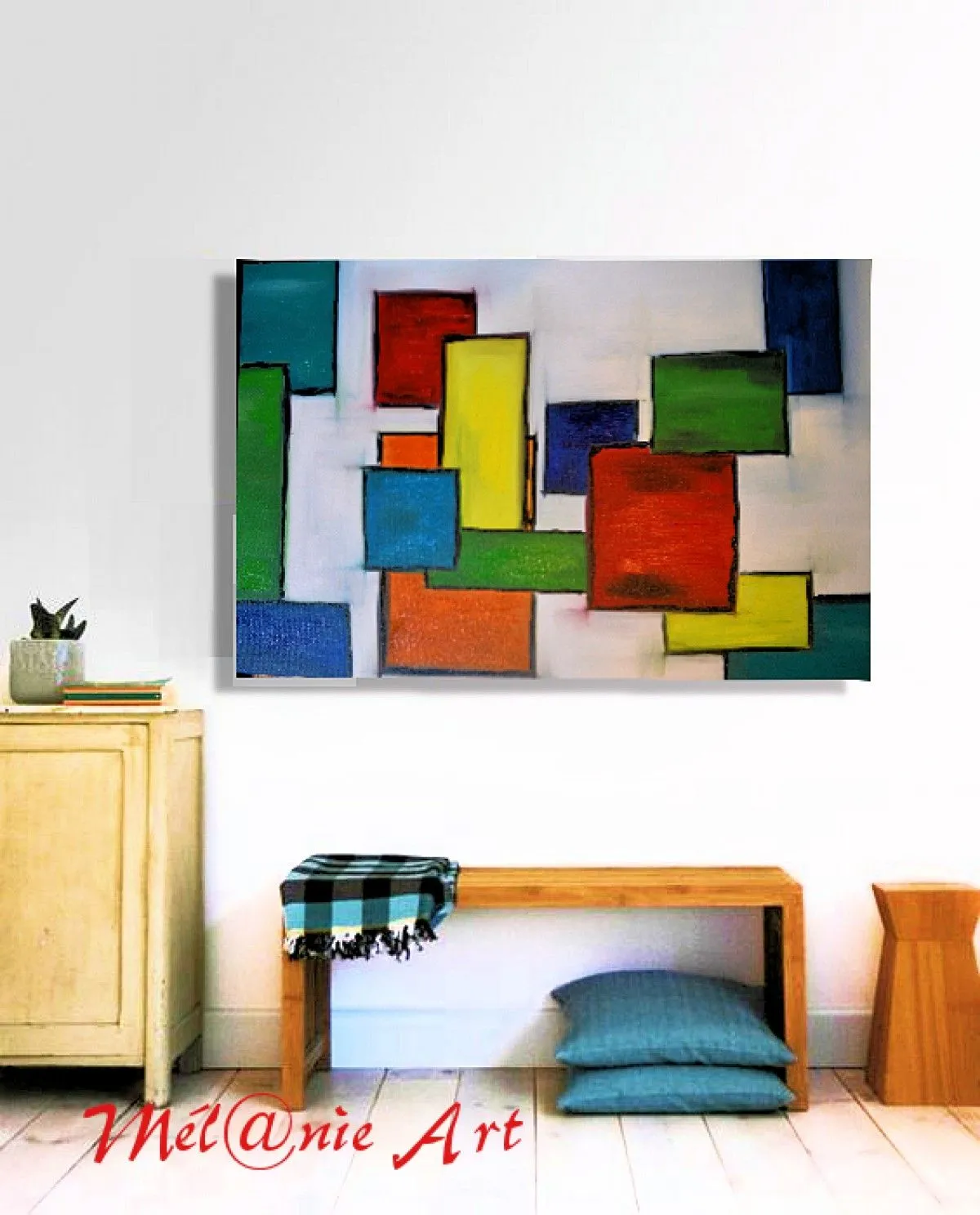 au cube, artwork by Peinture Melanie