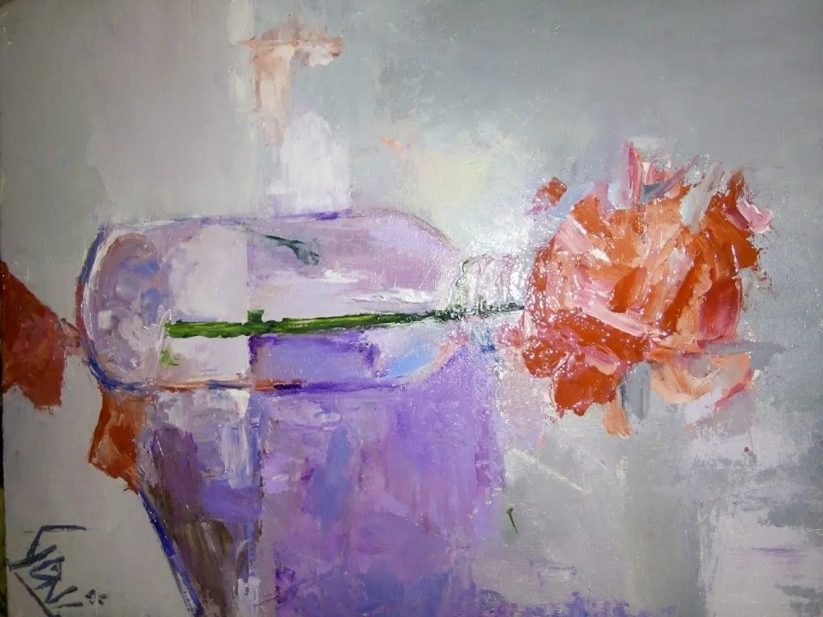 Flower in the pot, œuvre de Gunjan Soni