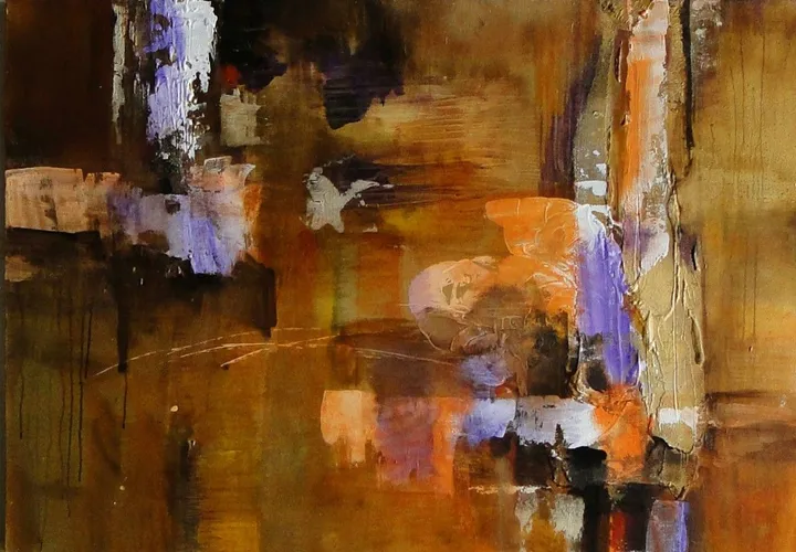 Reflejos 1, artwork by Marcela Ramirez-Aza