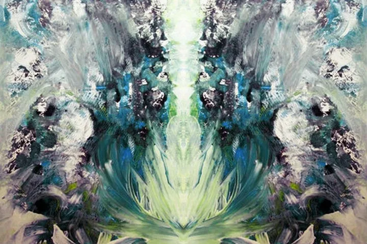 Eveil spirituel, œuvre de Elisabeth Lesguillier