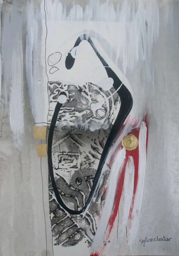 DANS L A SÉRIE " DORURE ", artwork by Sylvie Cloutier
