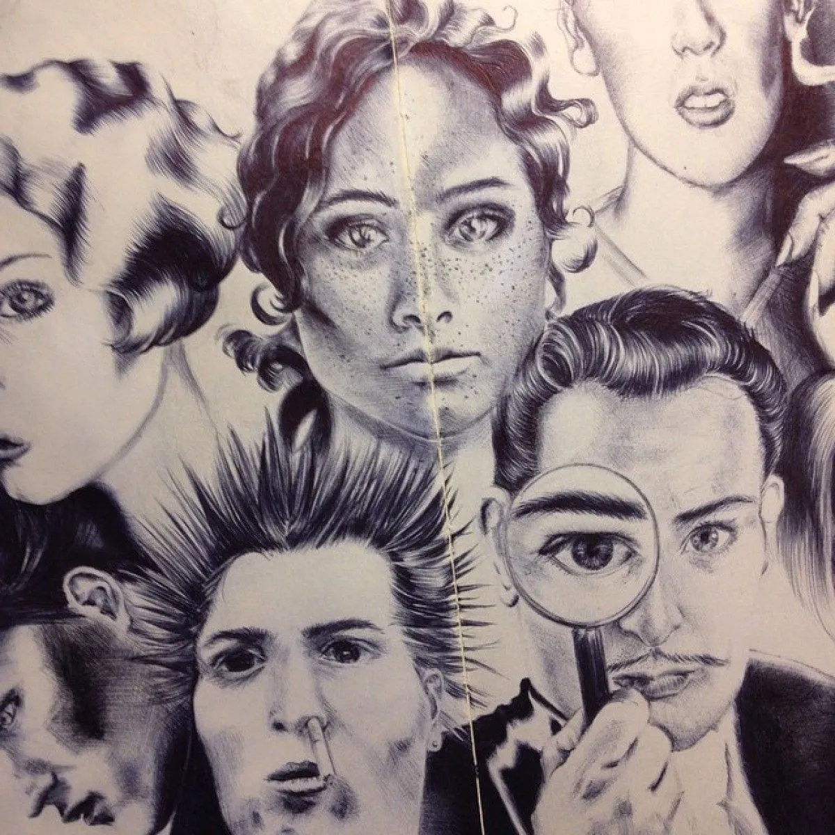 Faces, œuvre de Jolene Simon