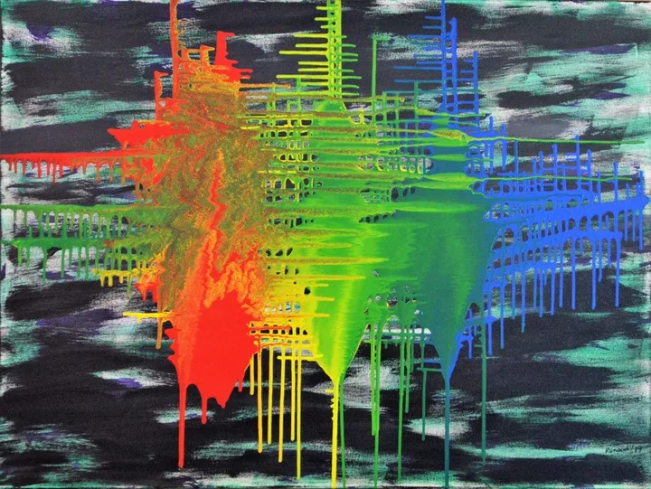 Composition 19-6, œuvre de Marcel Renaud