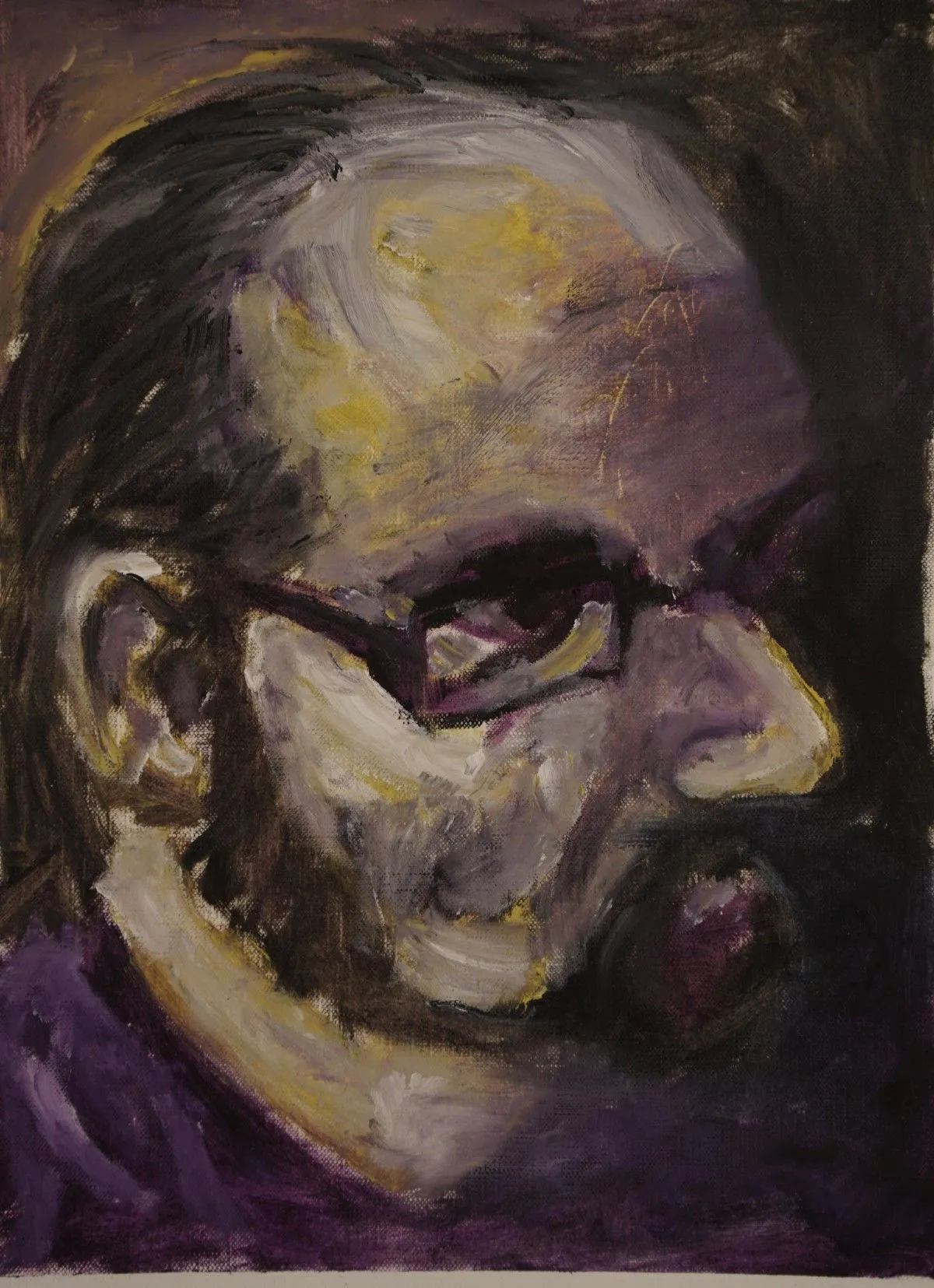 Self-Portrait, the Archivist, artwork by Kenneth Friend
