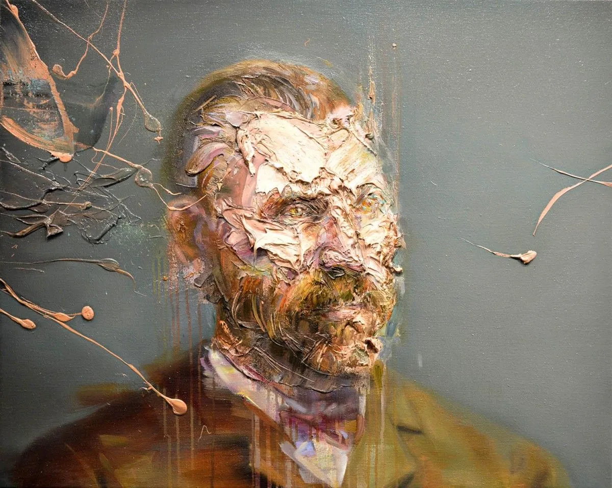 Vincent Van Gogh I, artwork by Mathieu Laca