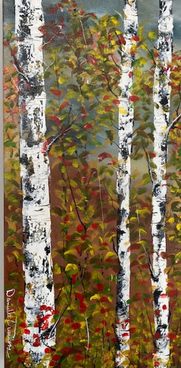 bouleaux3, artwork by Danielle Quevillon