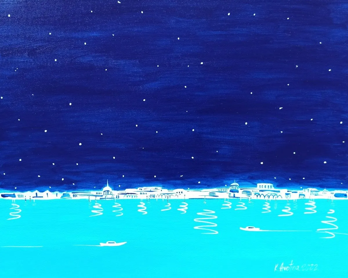 Midnight In Venice, œuvre de Katrina Avotina