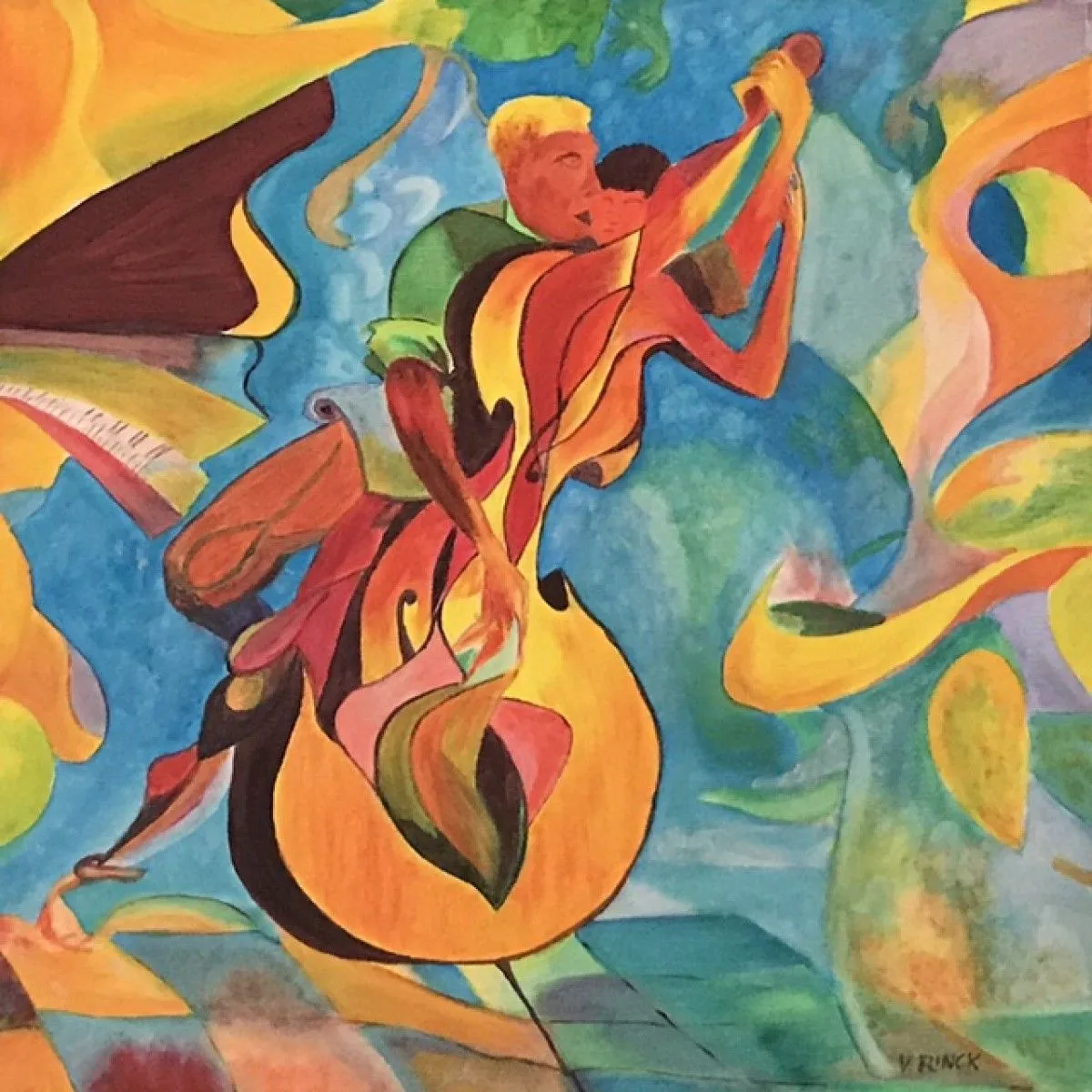 Sensualité, œuvre de Viviane RINCK