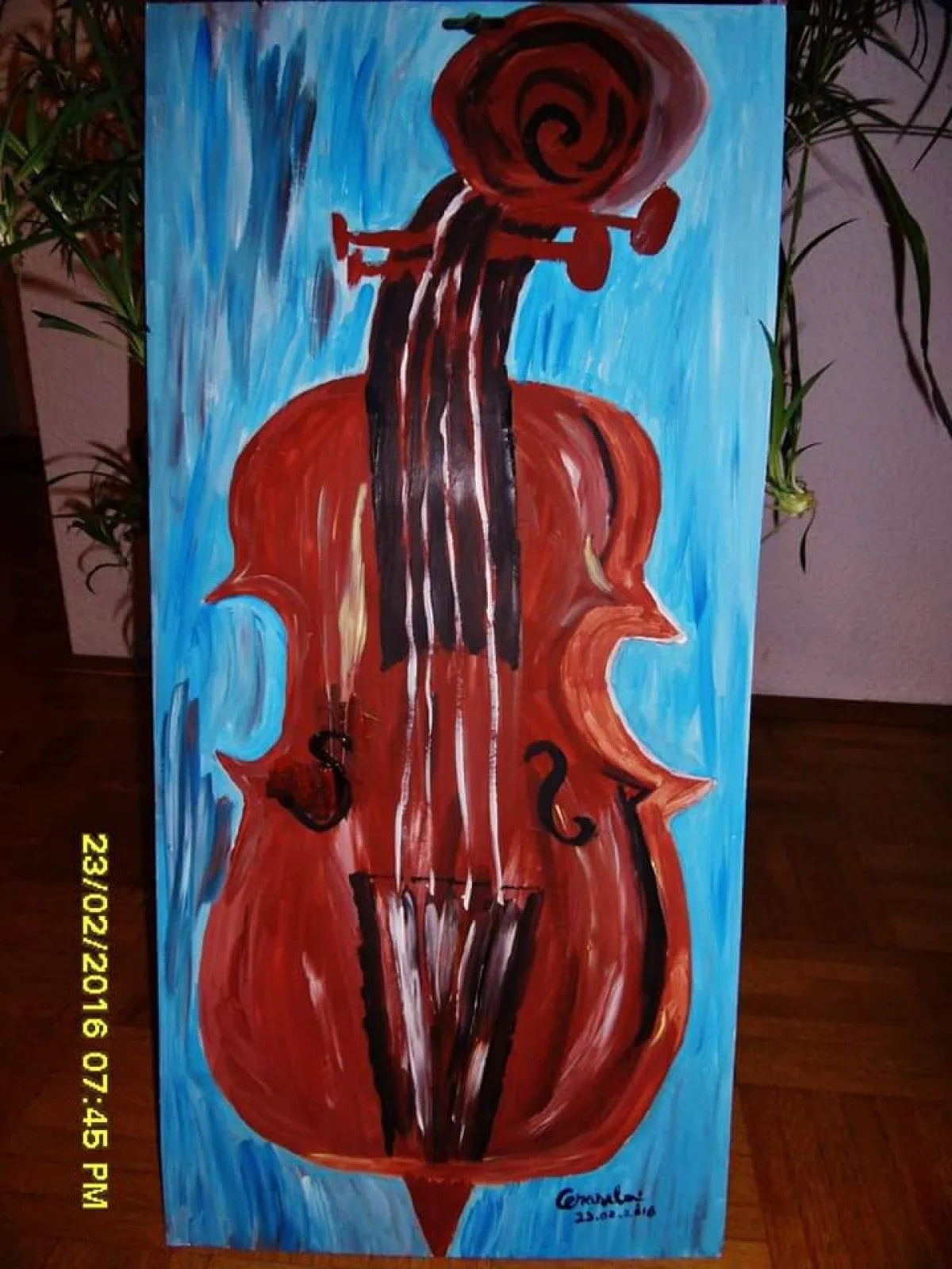 Viola, œuvre de Cerasela Ciobanu