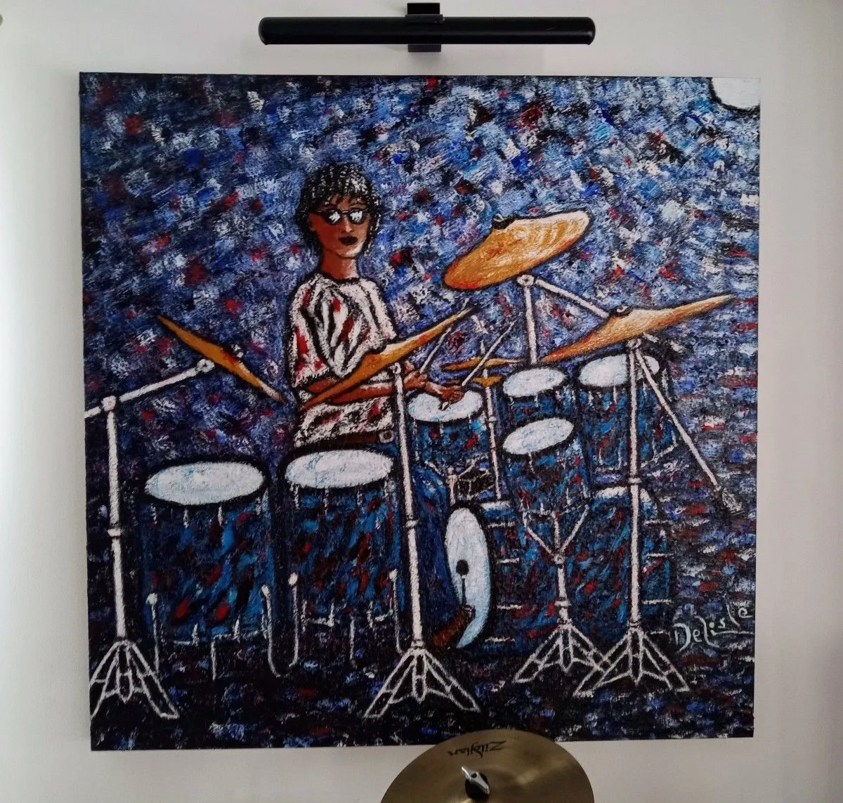 Le Drummer, artwork by Jean-pierre Delisle