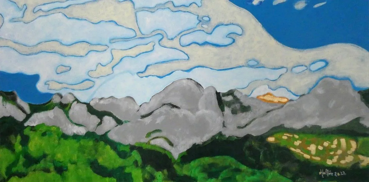 Montagnes vues d’Ocana, artwork by Alain HALTER