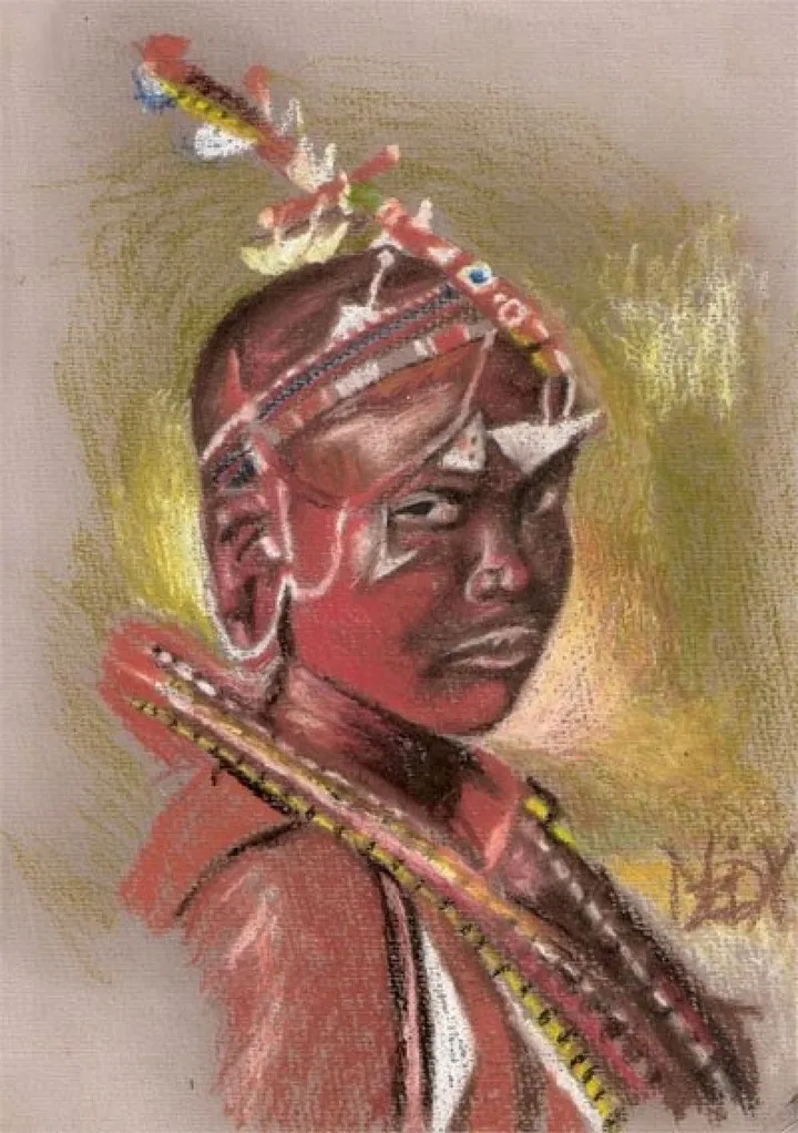 Maasai Girl, œuvre de Nzioka Muema