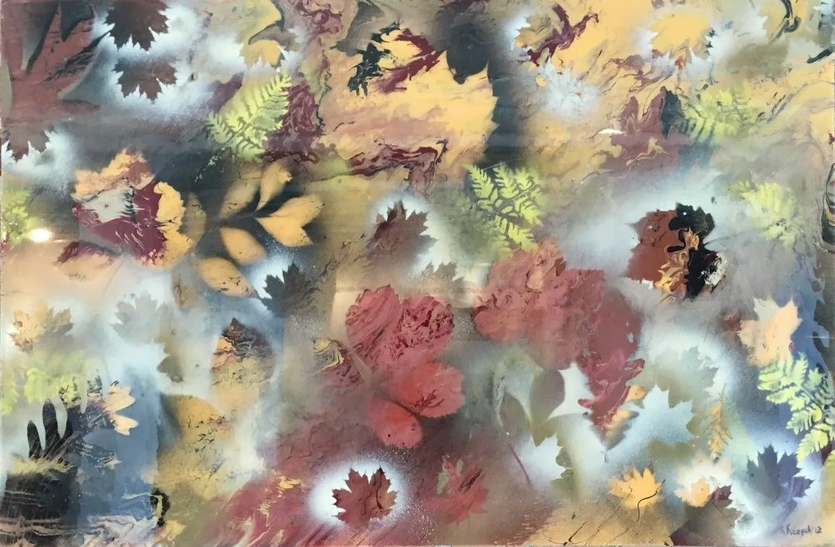 Golden Fall, artwork by Khrystyna Kozyuk