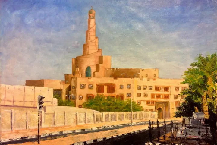 Doha, œuvre de Gopi Shrestha