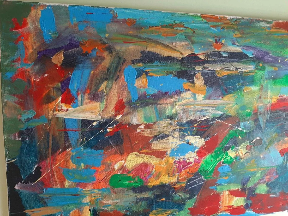 Blue pond, œuvre de Norbert Marcinkiewicz