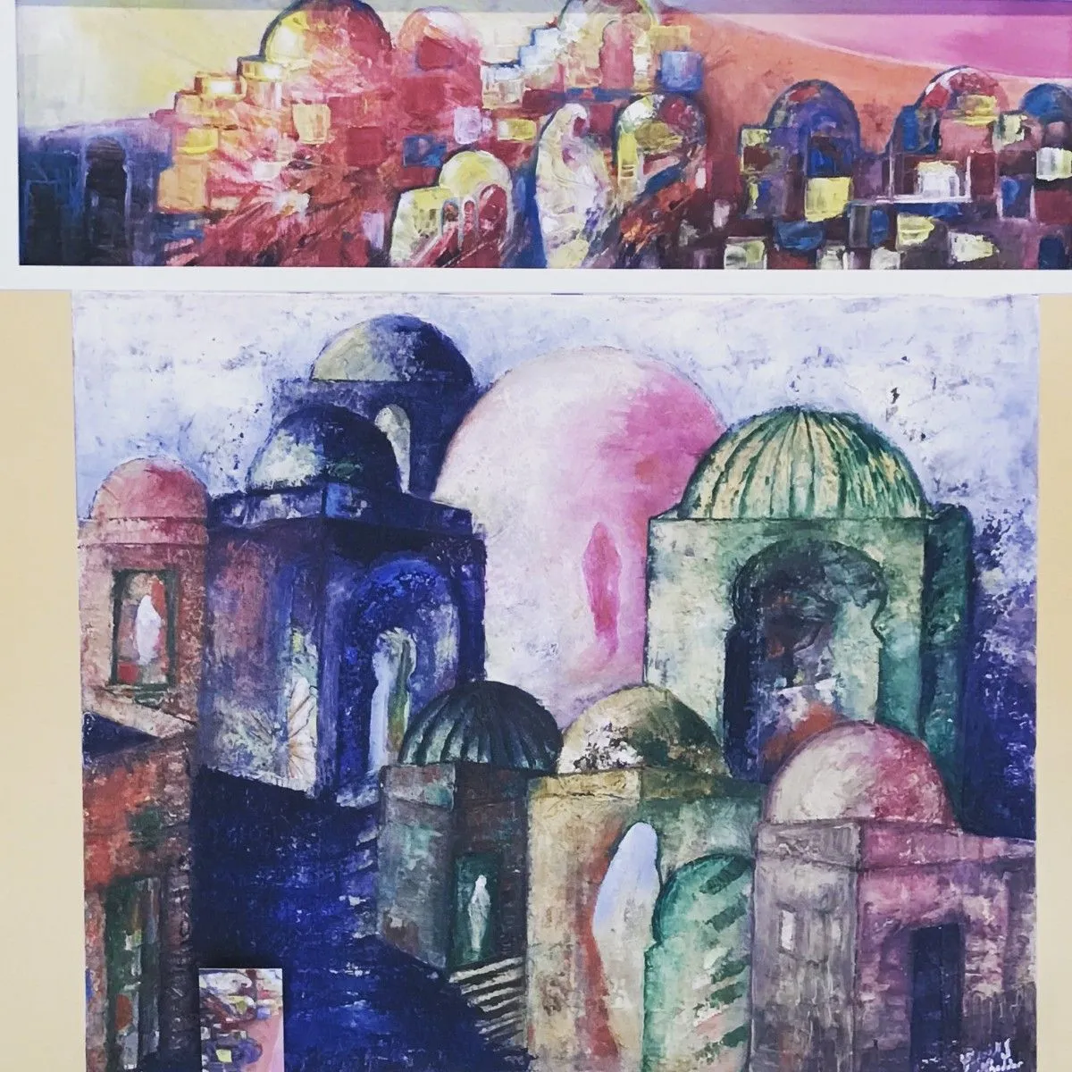 Cupolas 2, artwork by Leila El fourti kd'art