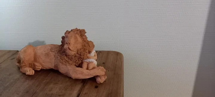 le lion, œuvre de Régine Foulquier
