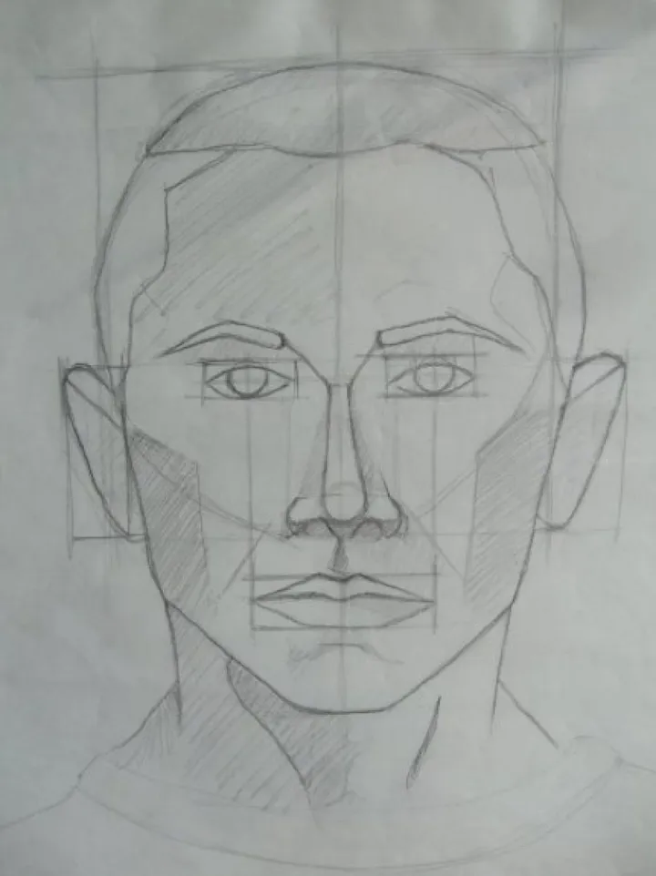 Auto portrait, œuvre de iksté art'
