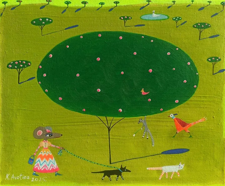 The Chic Mouse & The Garden Gang, œuvre de Katrina Avotina