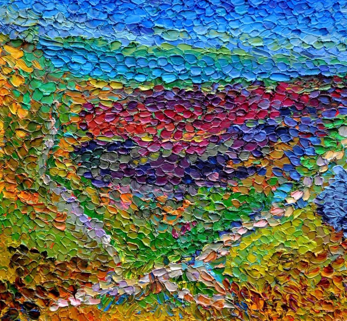 The heated steppe, œuvre de Olga Bezhina