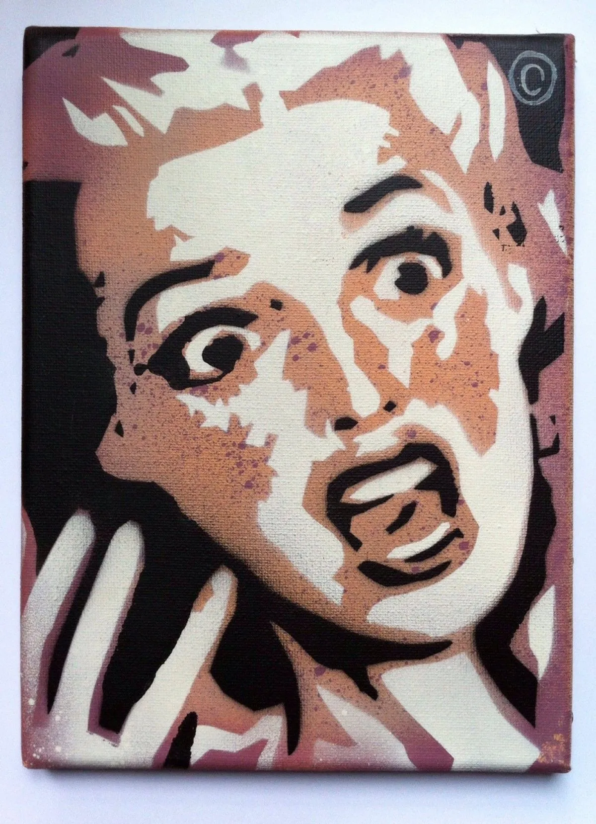 FEAR, artwork by Stencil Mistercopyart