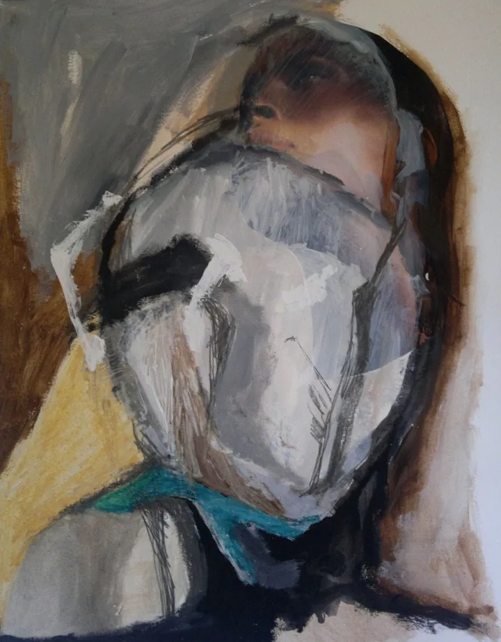 Geisha Crying, artwork by Miljana Momcilovic