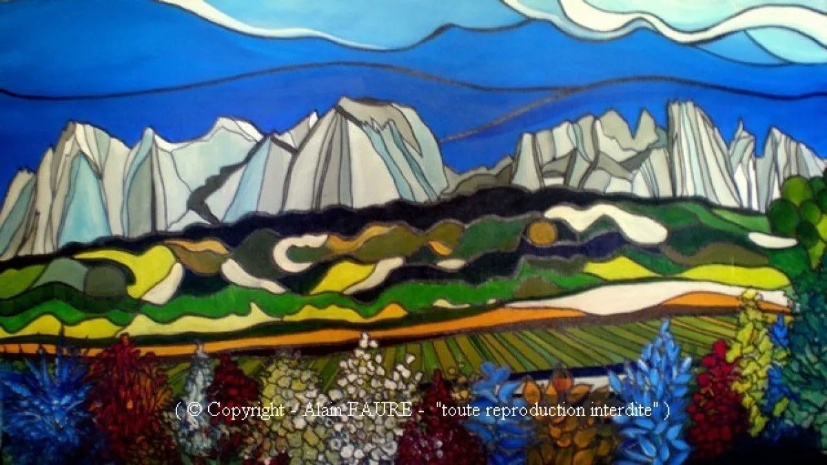 DENTELLES DE MONTMIRAIL, œuvre de Alain FAURE