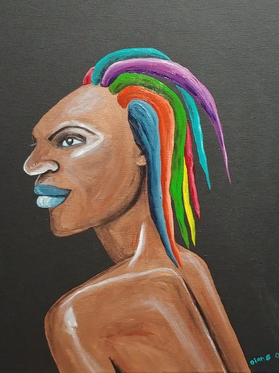 Homme chakra, artwork by Diane Ouellet