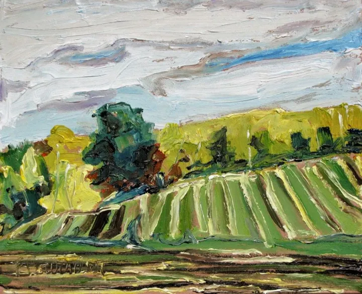 A Fall day In The Townships, œuvre de Francois Fournier