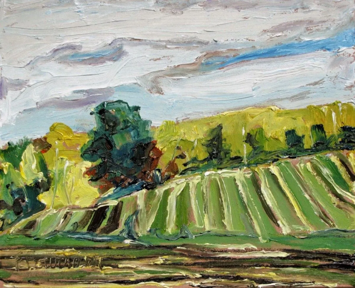 A Fall day In The Townships, œuvre de Francois Fournier