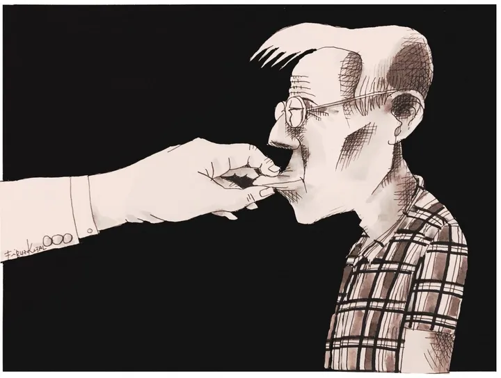 Be in silent, artwork by Firuz Kutal