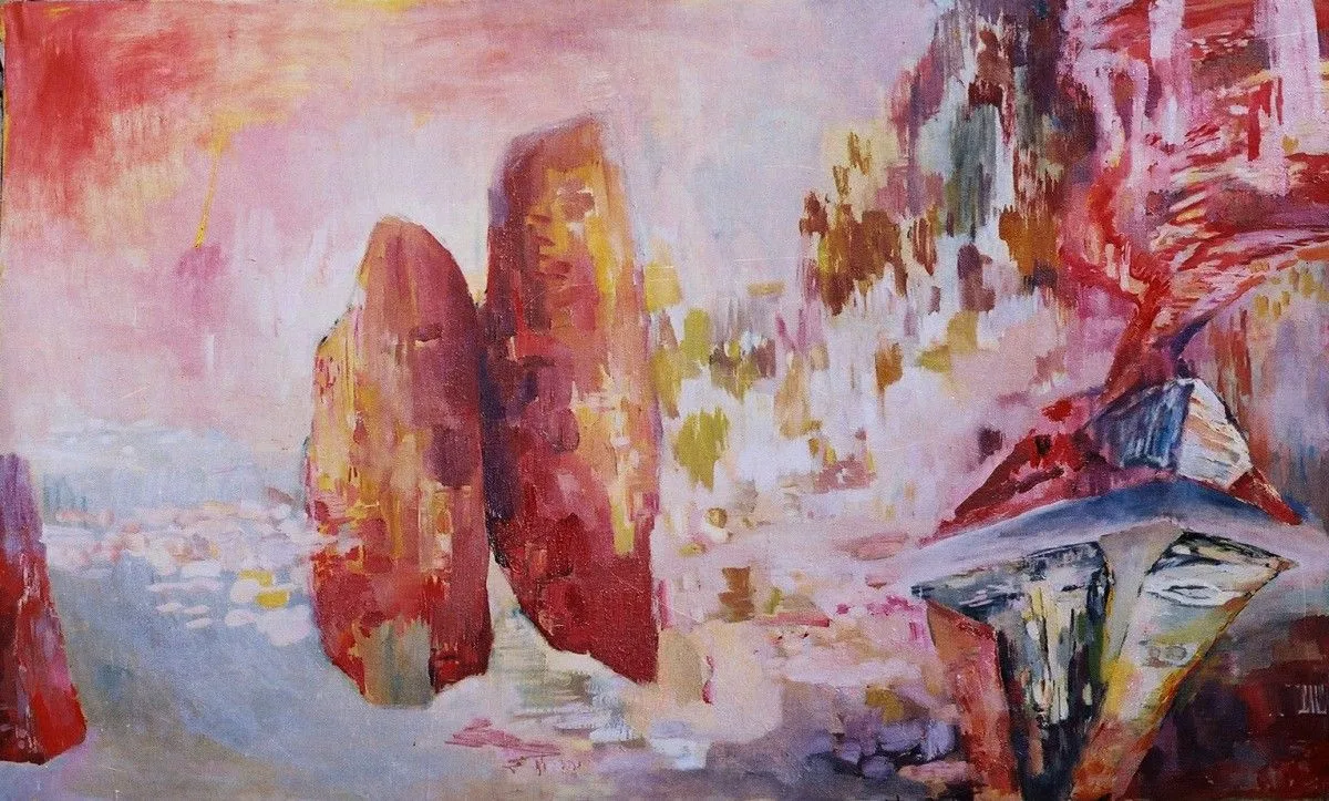 Floating after, artwork by Dragos Botezat