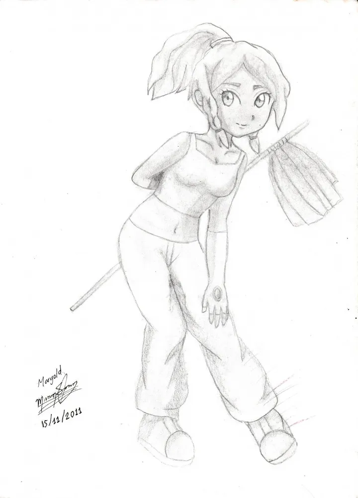 Sara OC, artwork by Margold Reina