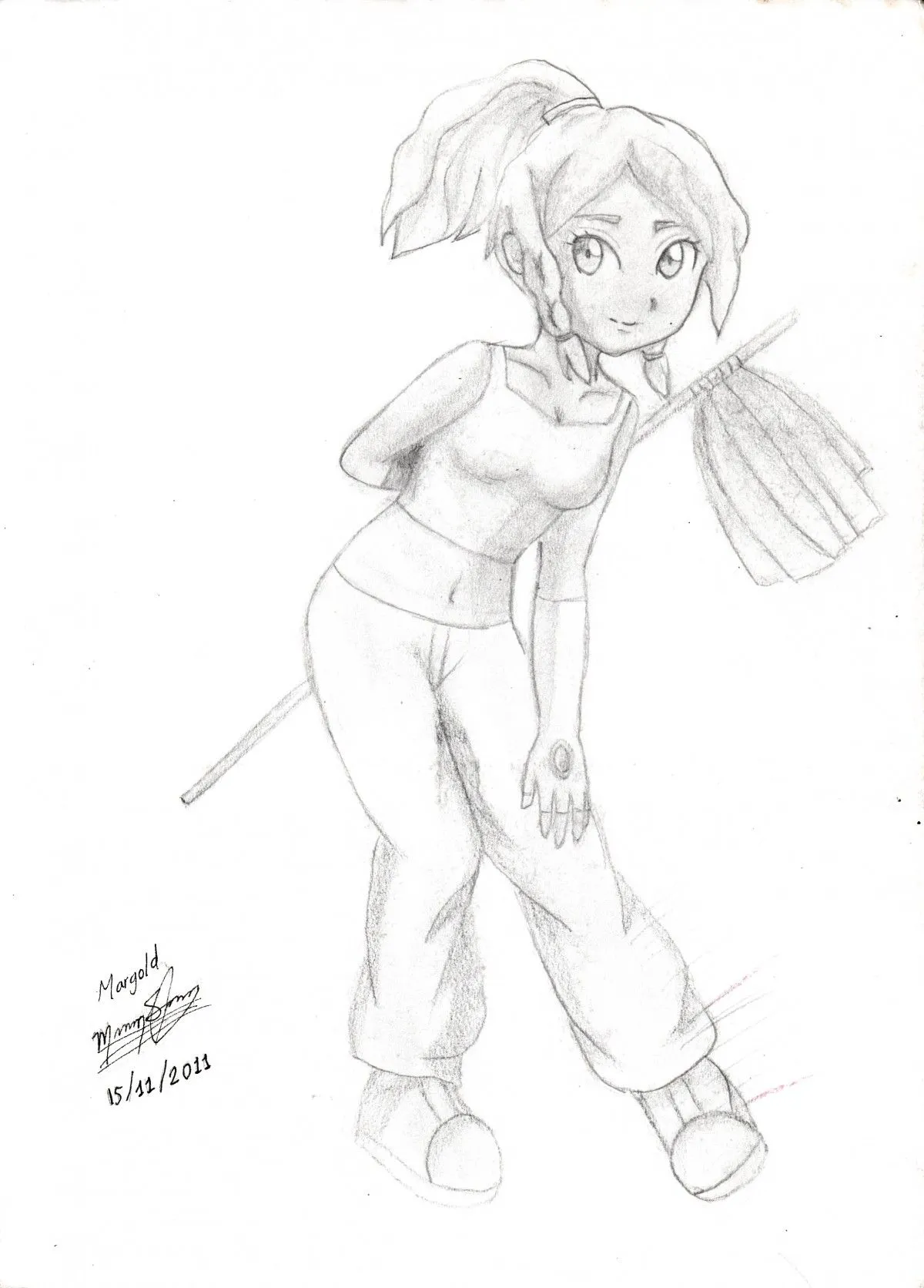 Sara OC, artwork by Margold Reina