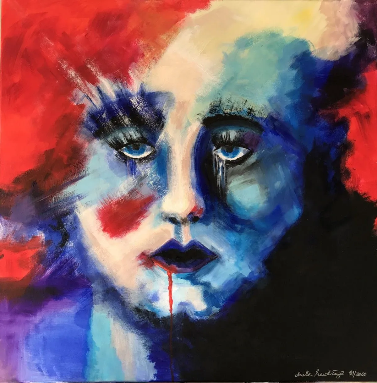 Il processo, artwork by Anette Maeding