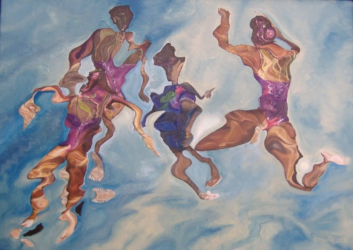 Transition, œuvre de István Gyebnár