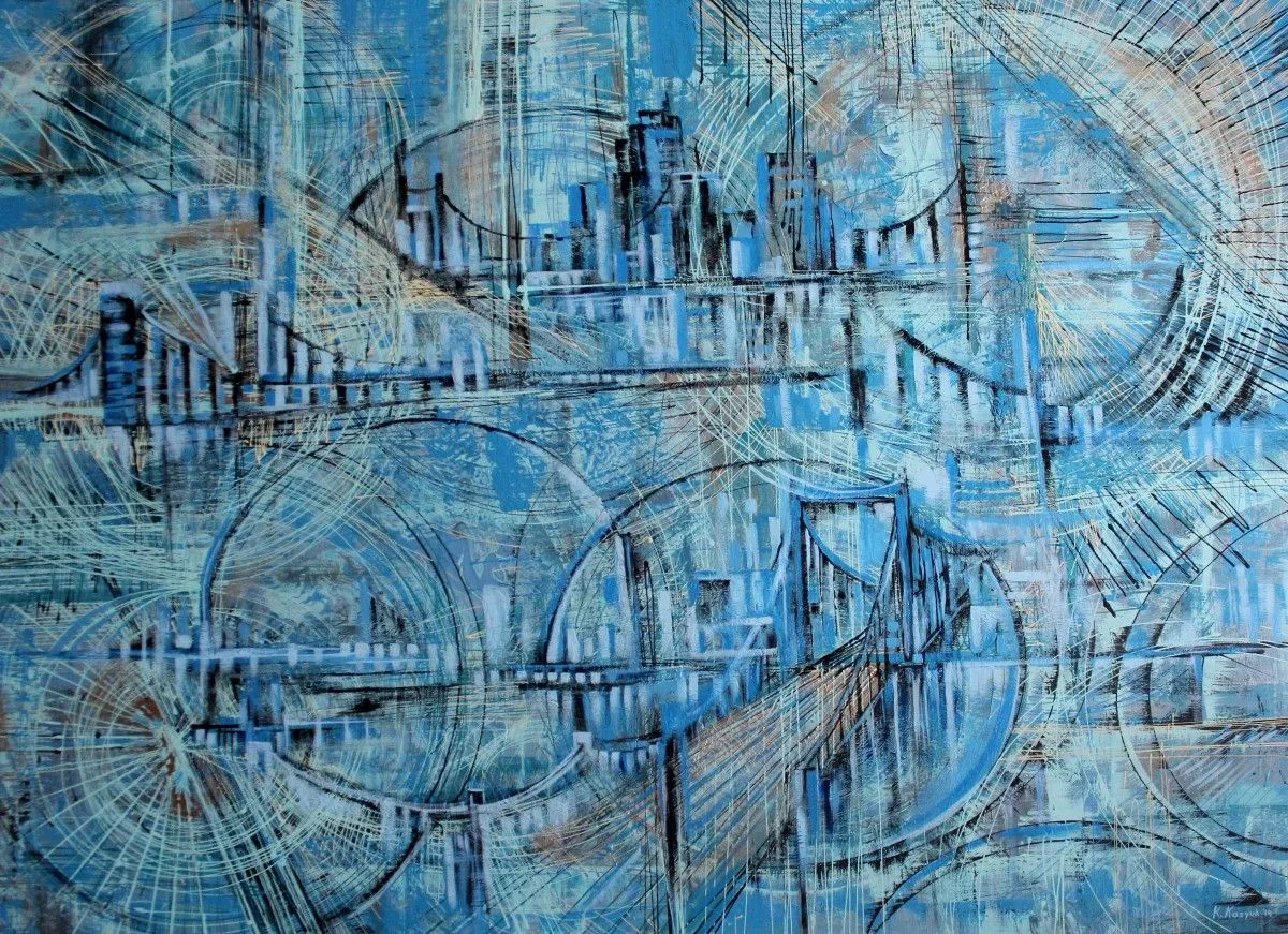 Bridge Through Downtown, œuvre de Khrystyna Kozyuk