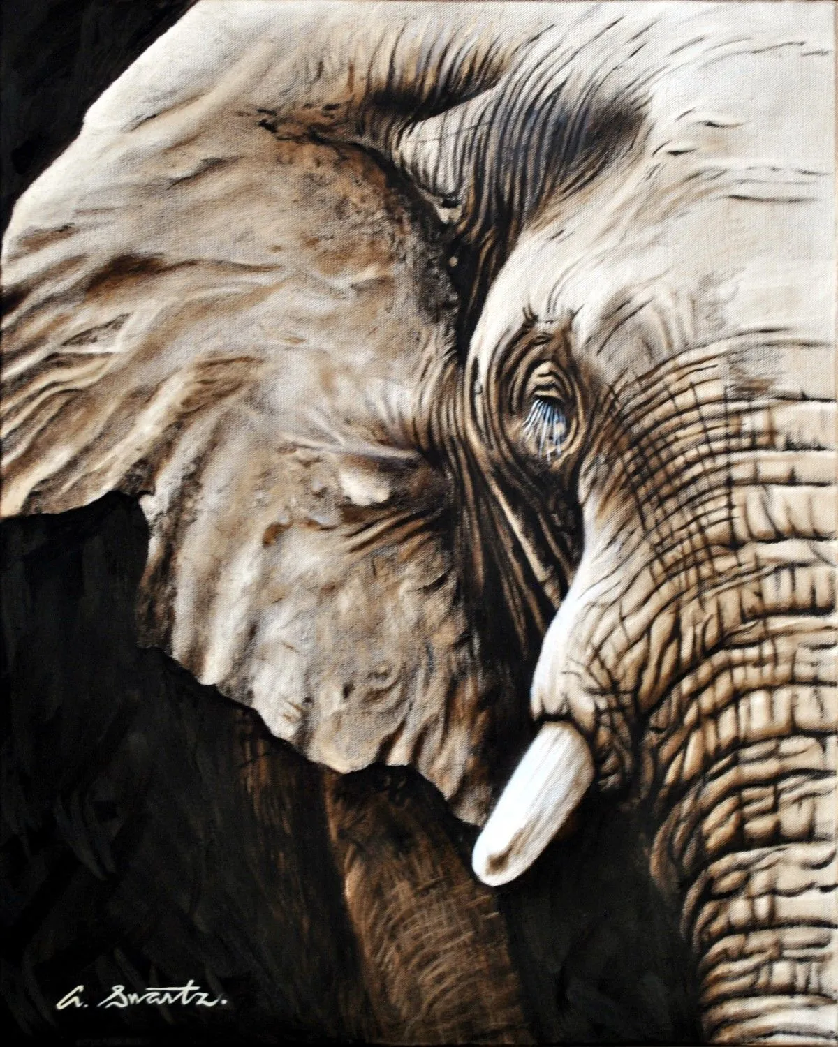 Long walk, œuvre de Adriaan Swartz