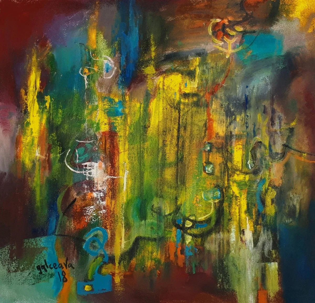 Nocturnal Fantasy no 2, œuvre de Constantin Galceava
