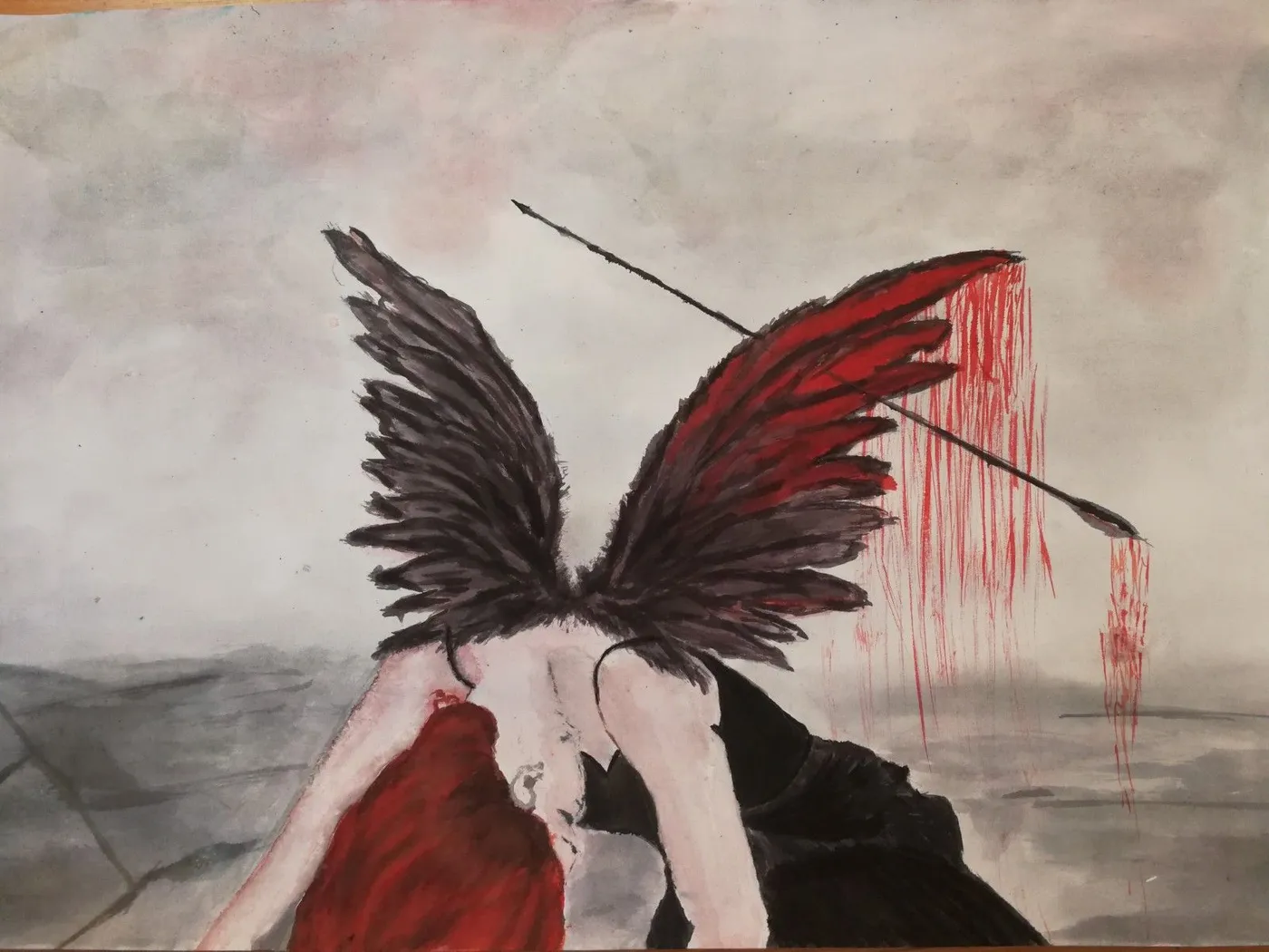 Hurt Angel, artwork by Petri Ška